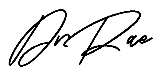 Dr. Rae's signature