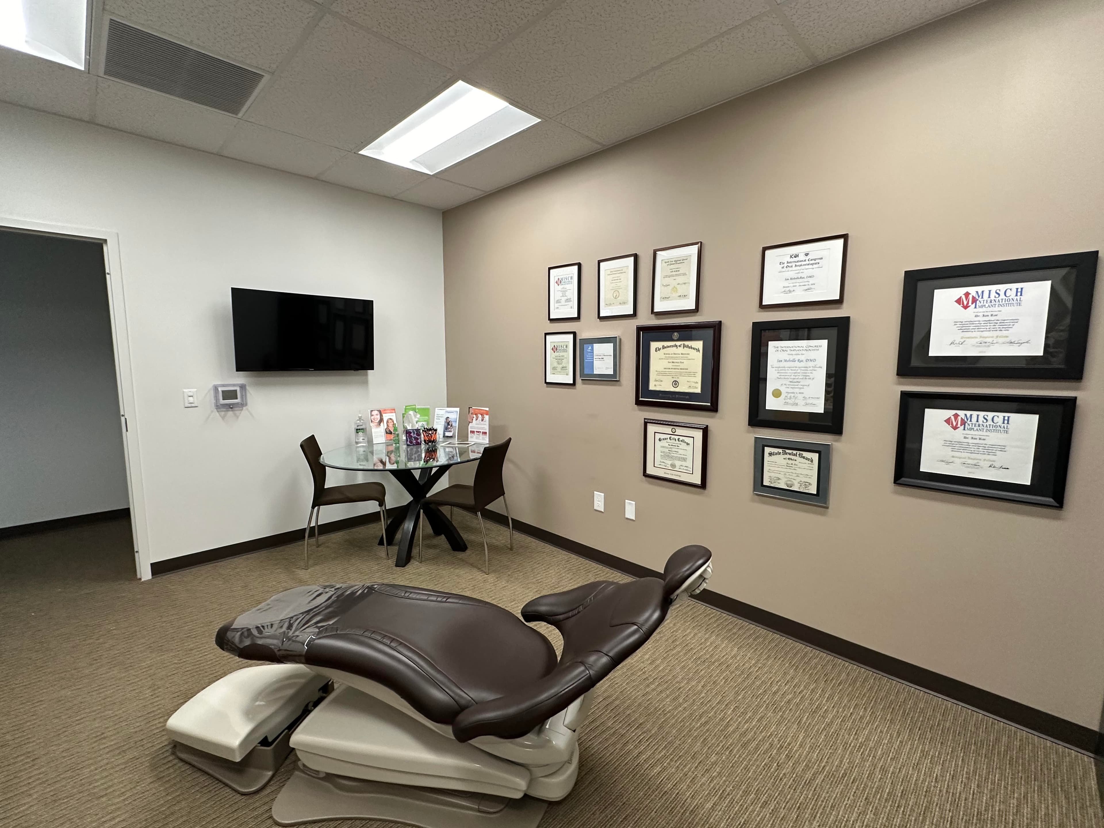 Relaxed patient during dental consultation